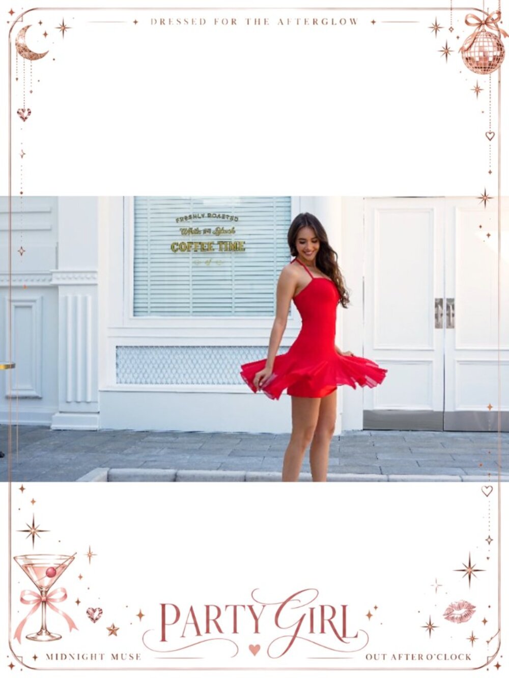 Halter Backless Mini Dress Ruched Bust Ruffle Hem Party - Picture 4 of 6